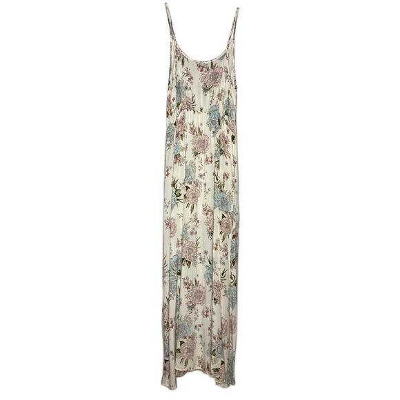 SADIE & Sage Romantic Floral High Split Maxi Dress Size Large - Picture 3 of 6